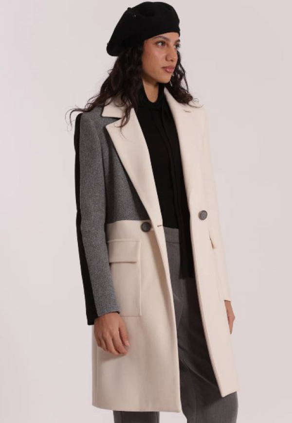 ABRIGO TRICOLOR - 5768