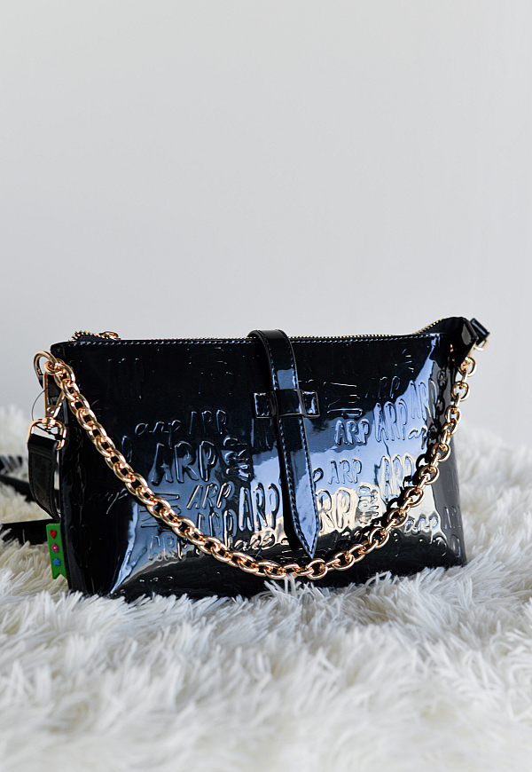 Bandolera plana charol - 5620