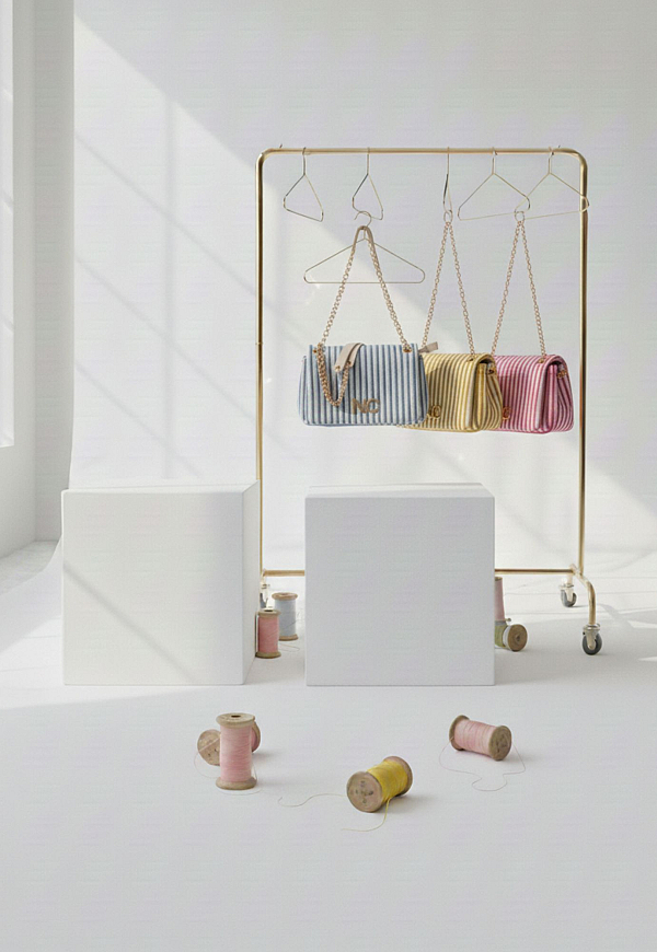 Bandolera tapa lona l�neas  - 5953