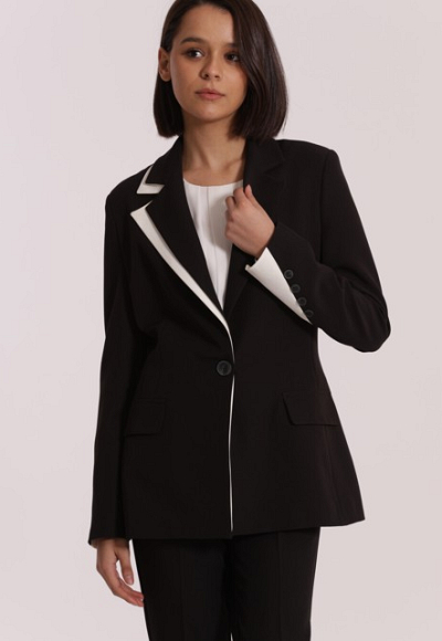 Blazer bicolor