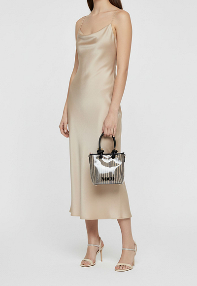 Bolso mini lona-vinilo 