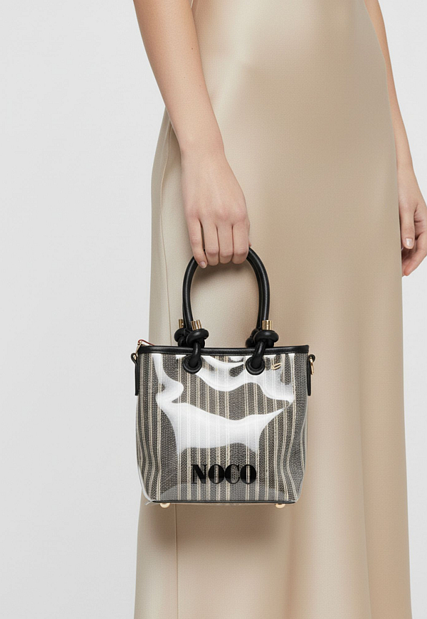 Bolso mini lona-vinilo  - 5920