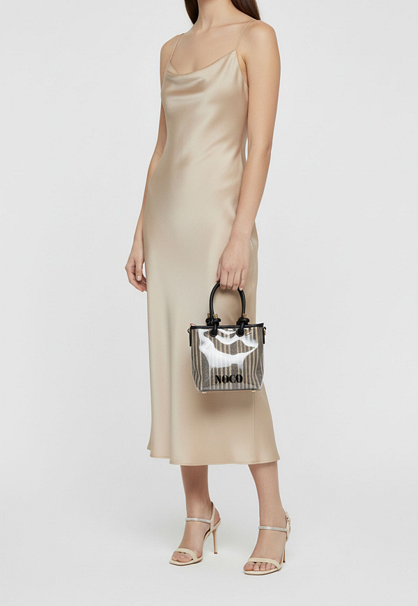 Bolso mini lona-vinilo  - 5922