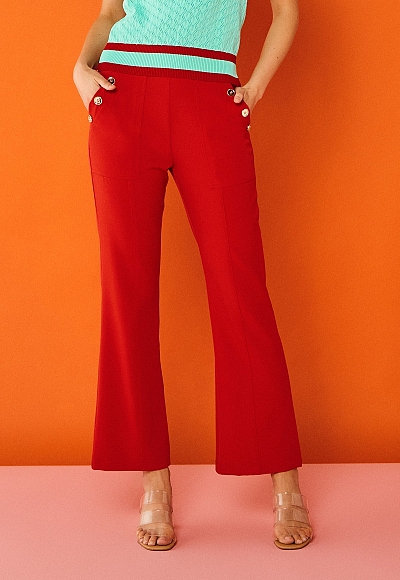 RED TROUSERS